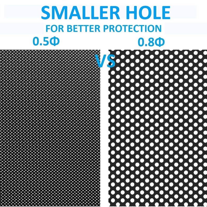 PANO-MOUNTS 140mm 5.5inch Magnetic Frame PVC Dust Filter Grills - Computer Case Fan Dust Proof Cover Black for PC Ventilation & Cooling Systems 5-Pack - Image 2